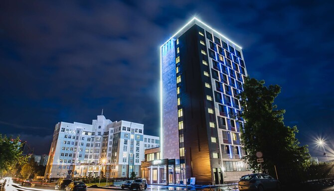 Park Inn by Radisson Novosibirsk - Hotel Exterior Night