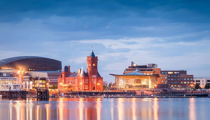Park Plaza Cardiff – Stadtblick