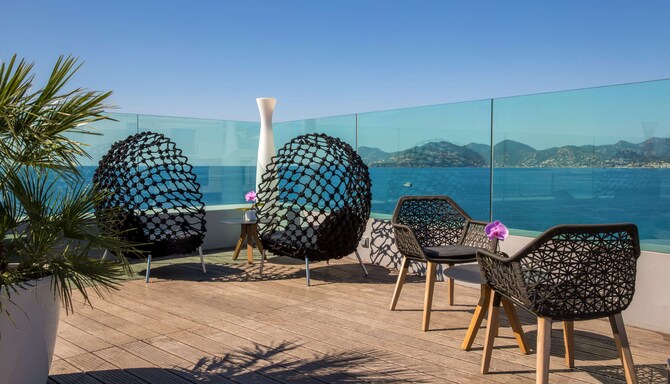 Radisson Blu 1835 Hotel amp; Thalasso, Cannes - Toit-terrasse panoramique