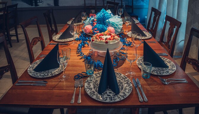Radisson Blu Aleksanteri Hotel, Helsinki - Birthday table