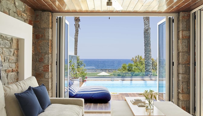 Radisson Blu Beach Resort, Milatos Crete - Beachfront Suite - Private Pool