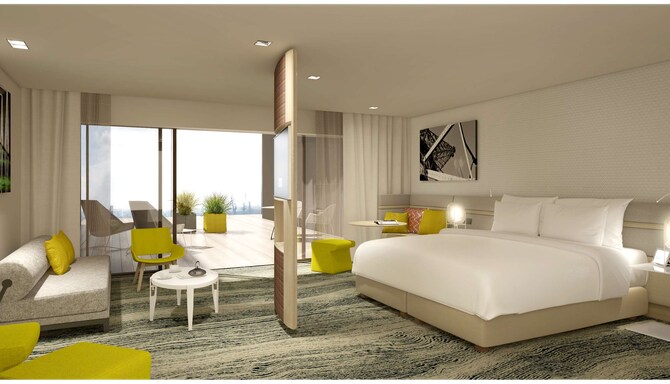 Radisson Blu Hotel, Bordeaux - Représentation de la suite