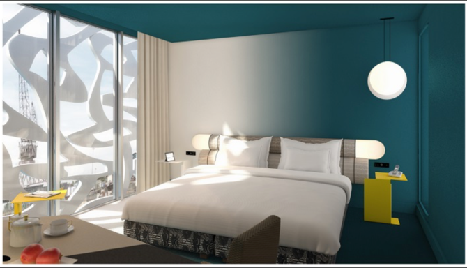 Radisson Blu Hotel, Bordeaux - Représentation de la chambre