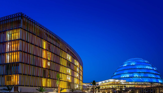 Radisson Blu Hotel & Convention Centre Kigali - Exterior Hotel View Night