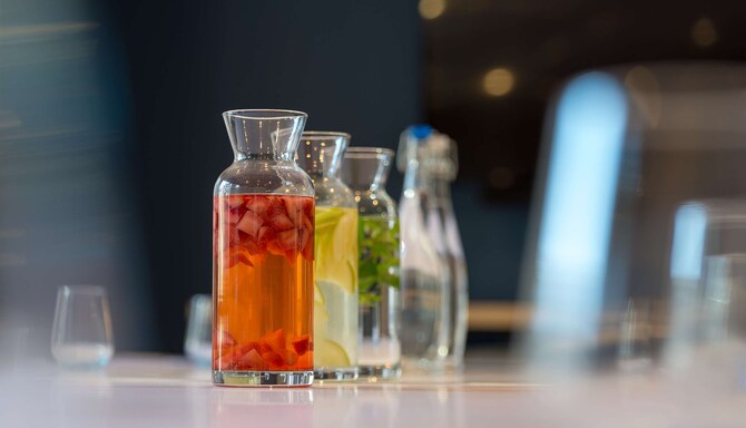Radisson Blu Hotel and Residence, Cape Town - Meeting Room Flasks on Table