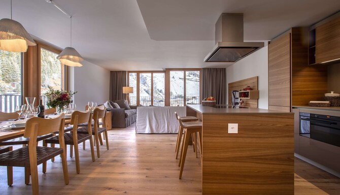 Radisson Blu Hotel Reussen, Andermatt – Residence mit 3 Schlafzimmern