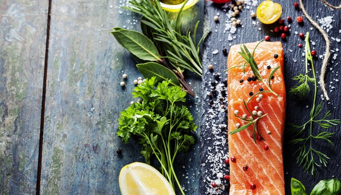 Radisson Blu Hotel, Riyadh - Food Salmon