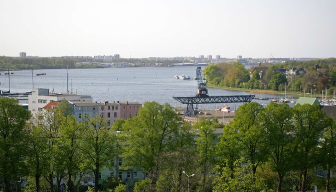 Radisson Blu Hotel, Rostock – Blick auf den Hafen