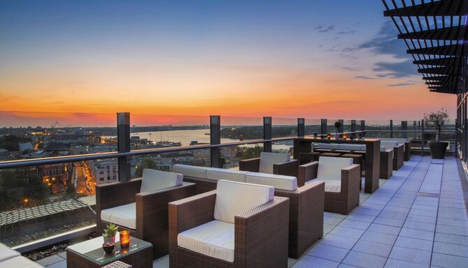 Radisson Blu Hotel, Rostock - Rooftop Terrace