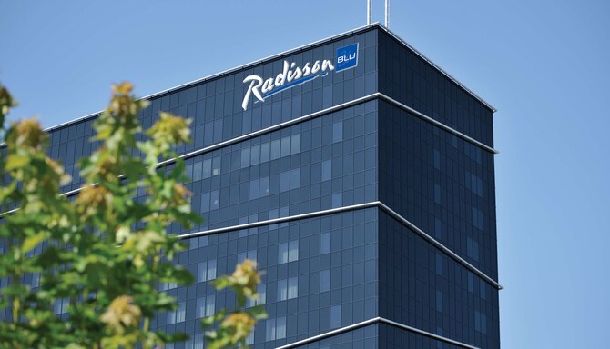 Radisson Blu Plaza Hotel, Ljubljana - Hotel Exterior with Logo