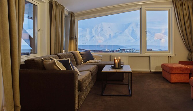 Radisson Blu Polar Hotel på Spitsbergen - suite