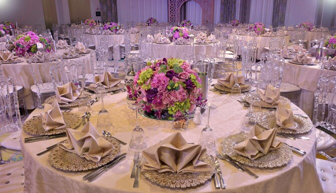 Symphony Style, Kuwait A Radisson Collection Hotel - Wedding table