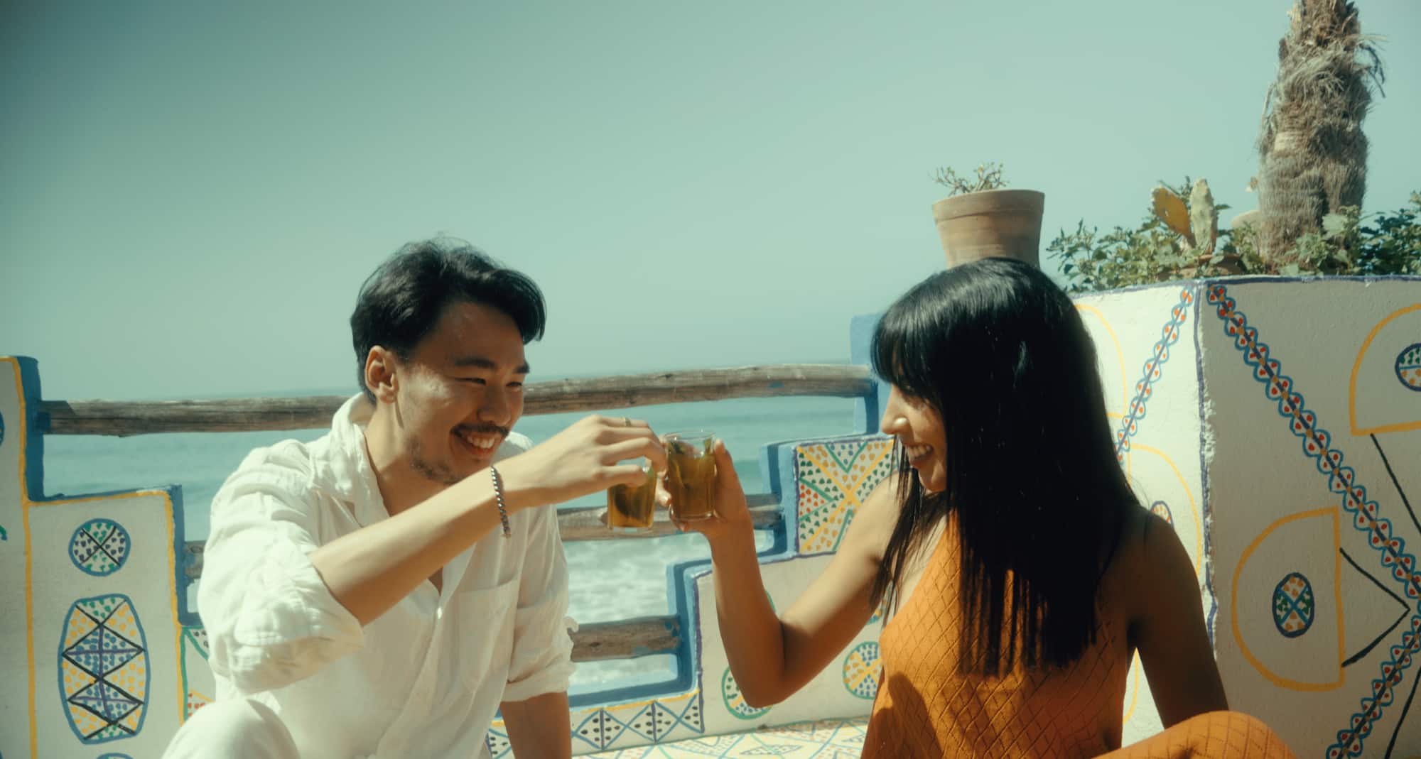 A traditional Moroccan tea with friends