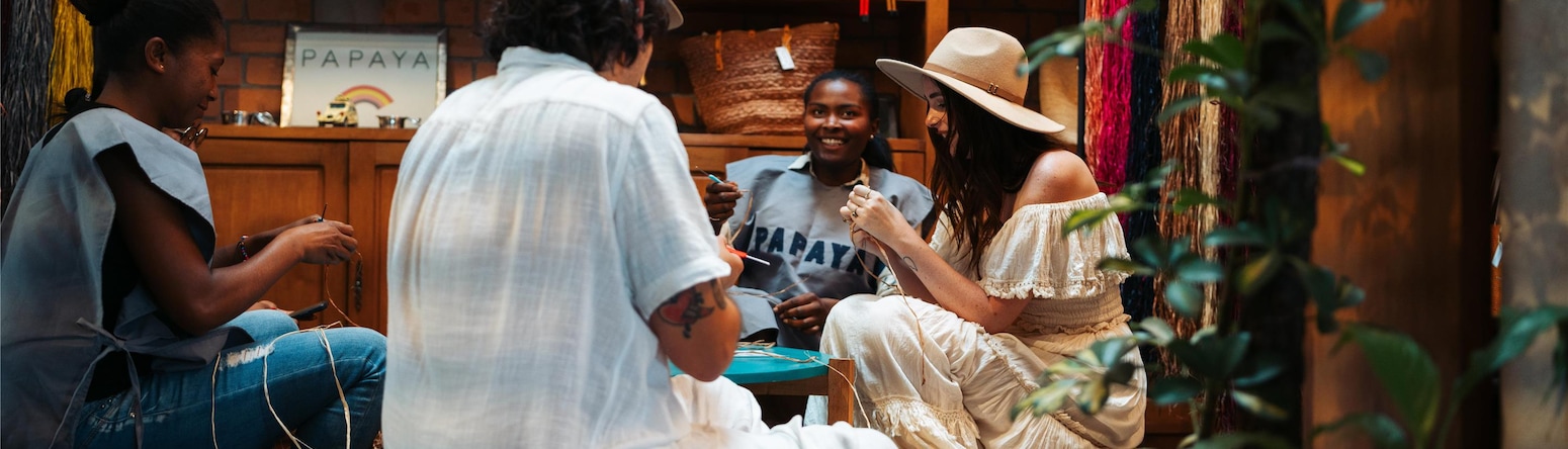 Raffia workshop in Tana 