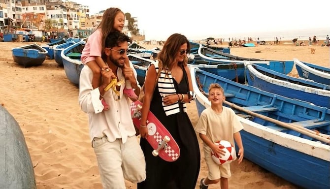 Family moments in Taghazout Village