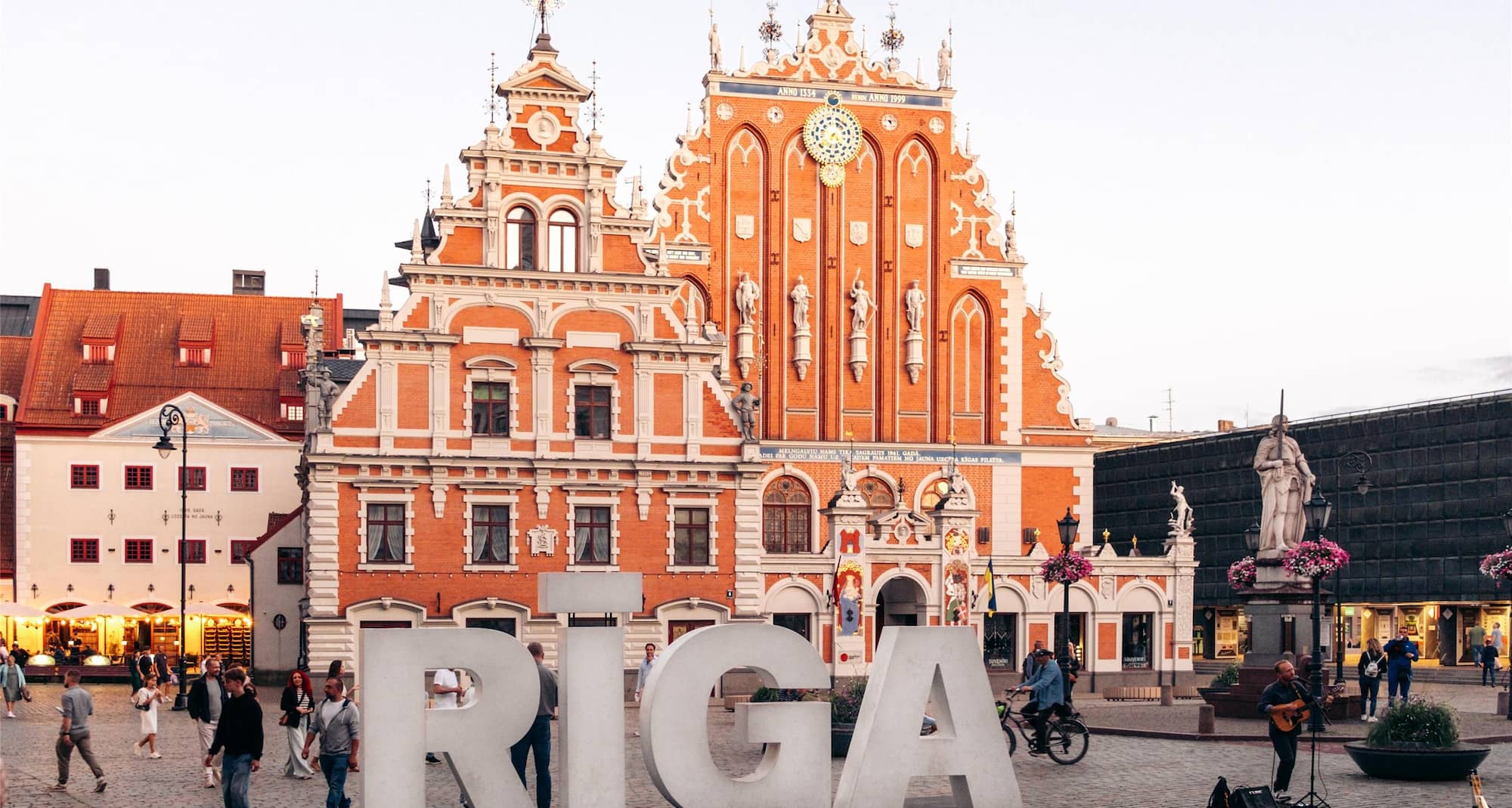 Town square, Riga, Latvia