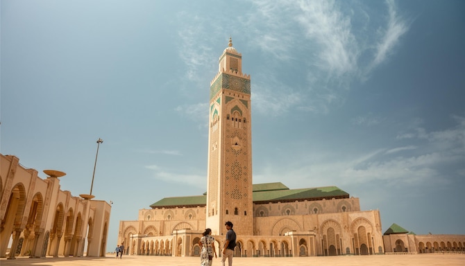 The majestic Hassan II Mosque