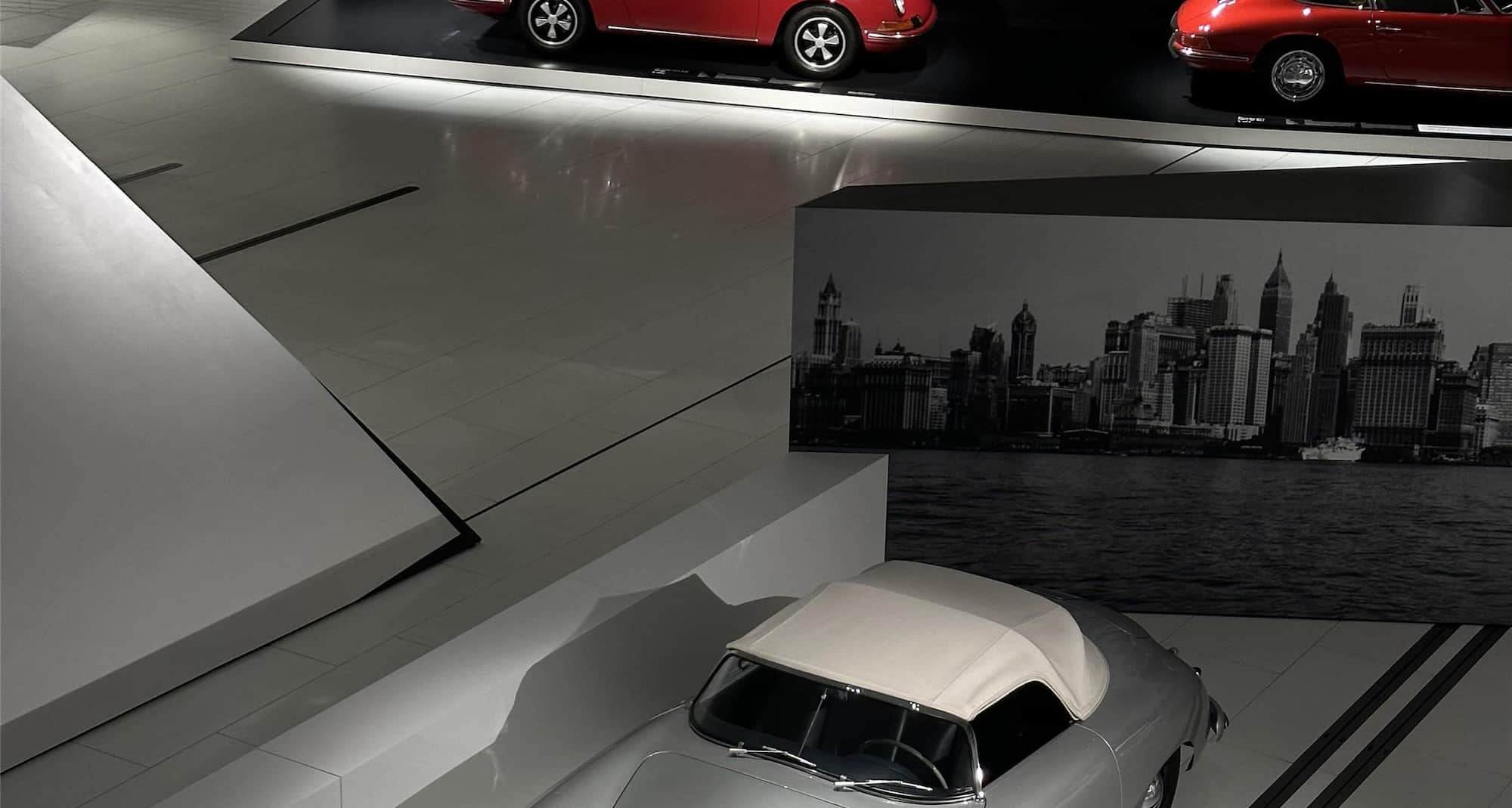 Caption: Visit the Porsche Museum