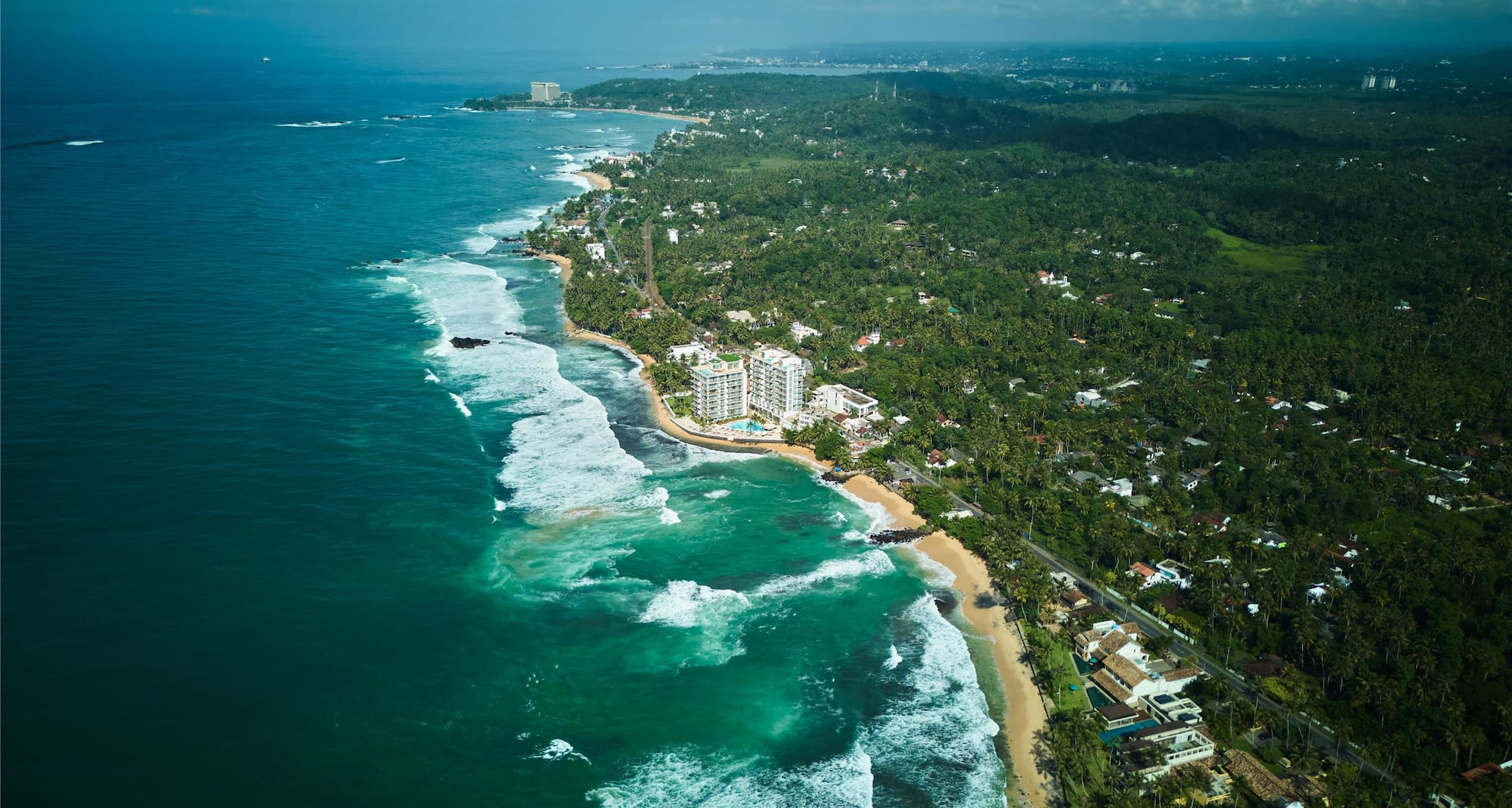 Aerial shot of Galle