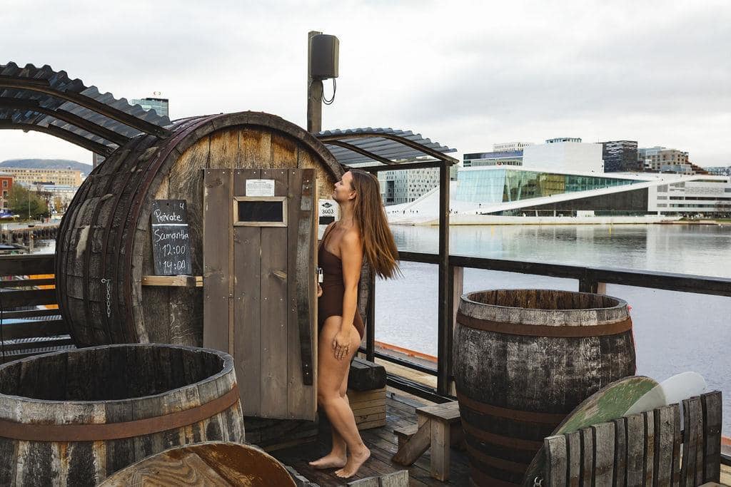 Sauna by the Oslo Opera House