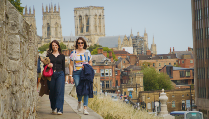 York's famous city walls