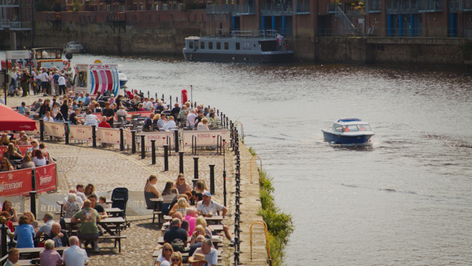 Riverside excitement