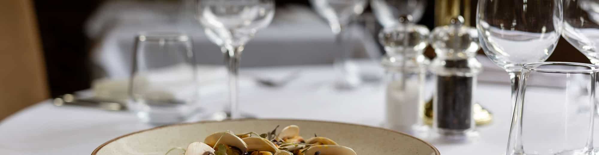 Albrighton Hall Hotel and Spa, a member of Radisson Individuals - Oak Room Restaurant food