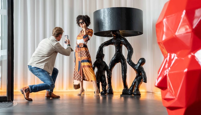 art'otel amsterdam - Reception art