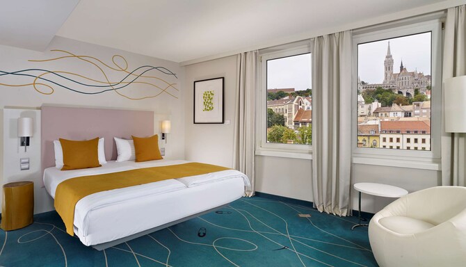 artand#39;otel budapest - Art Room - Castle View
