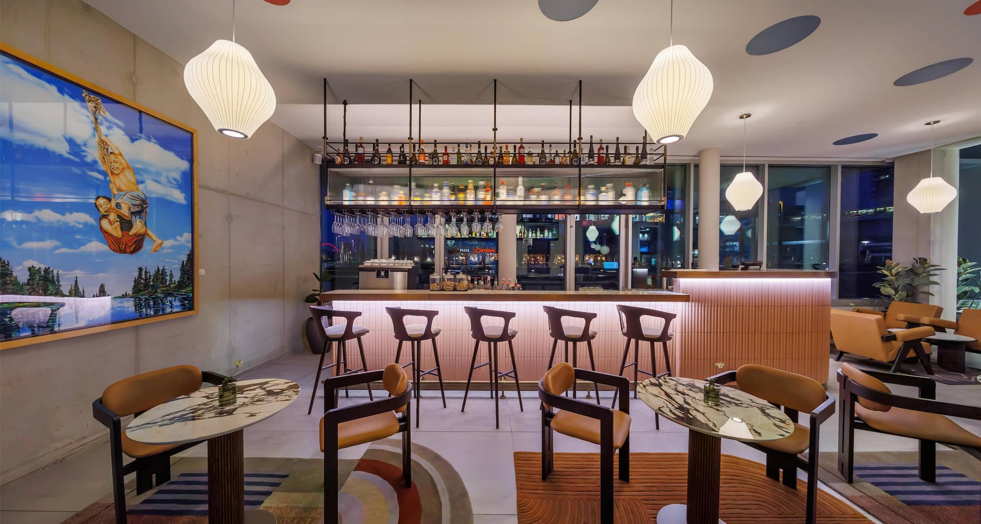 art otel Cologne - Bar Artelier evening