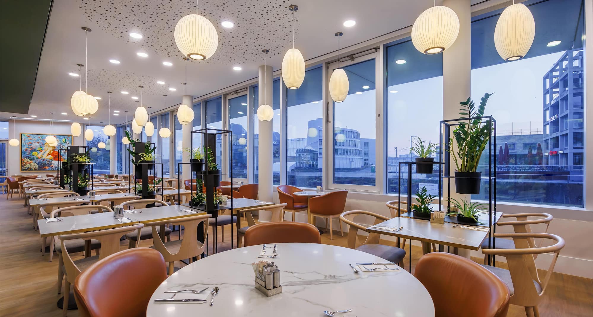 art otel Cologne - Restaurant Artelier rhine view