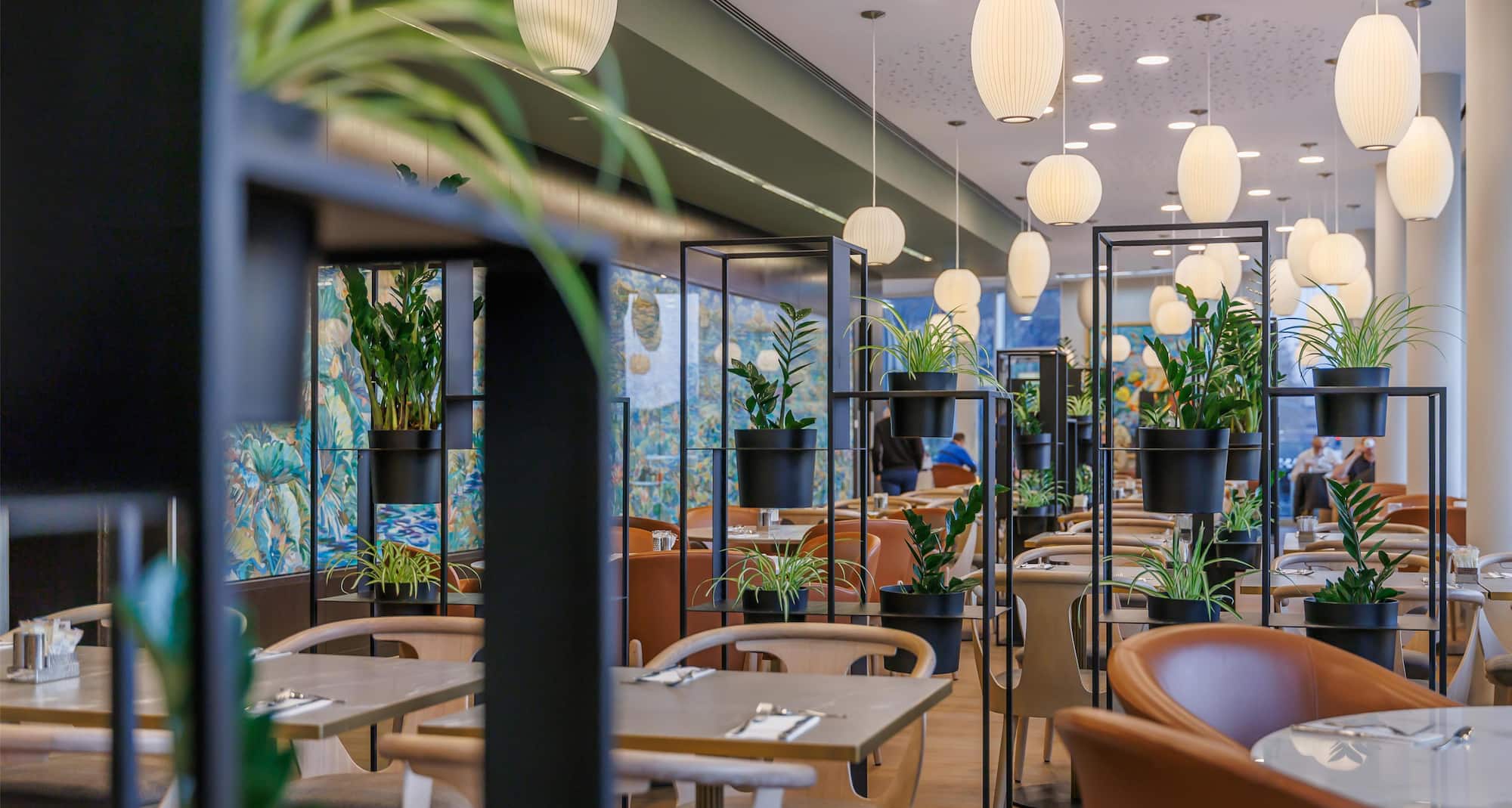 art otel Cologne - Restaurant Artelier plants