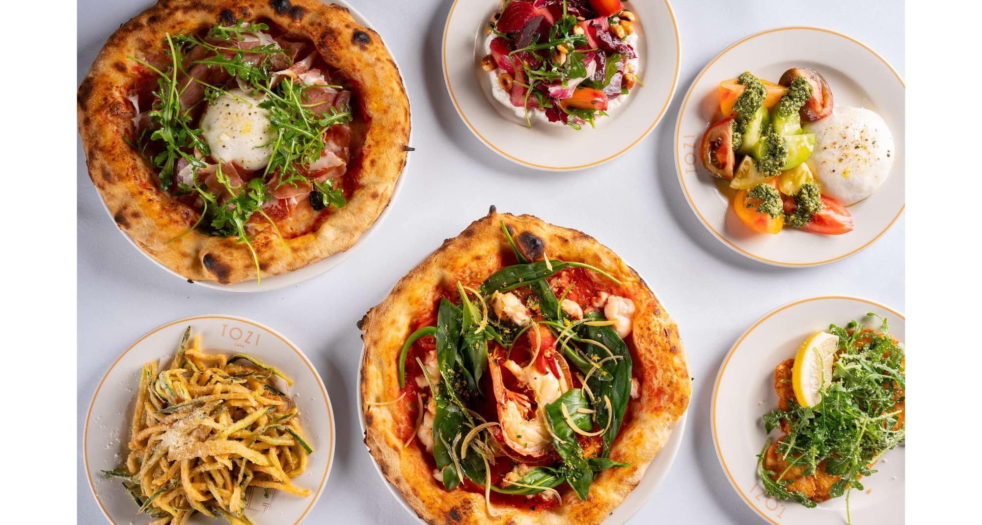 art otel London Battersea Power Station - TOZI Selection of Pizza Cicchetti