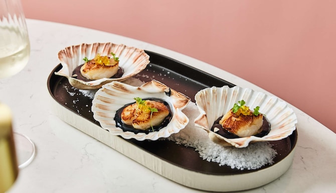 art'otel London Battersea Power Station - sea food plate