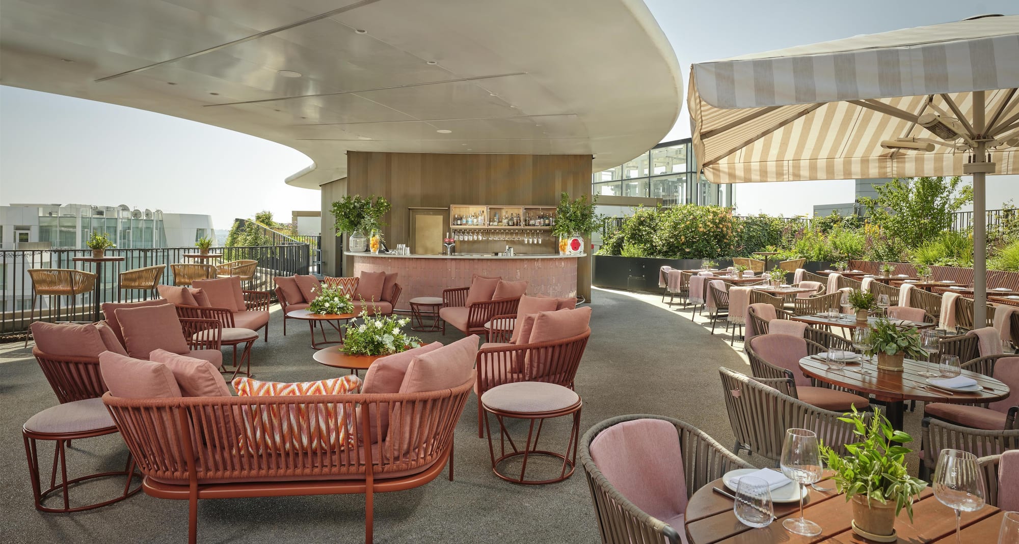 art otel London Battersea Power Station - ALB rooftop setup