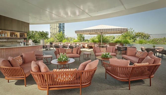 art otel London Battersea Power Station - ALB rooftop setup