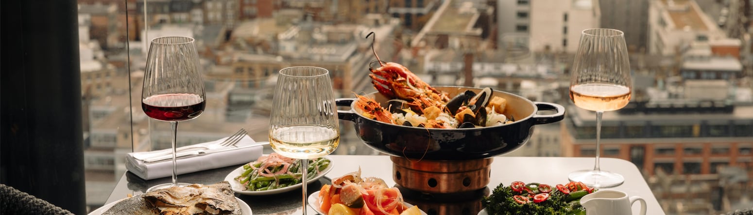 art’otel London Hoxton - Solaya - Food with the view