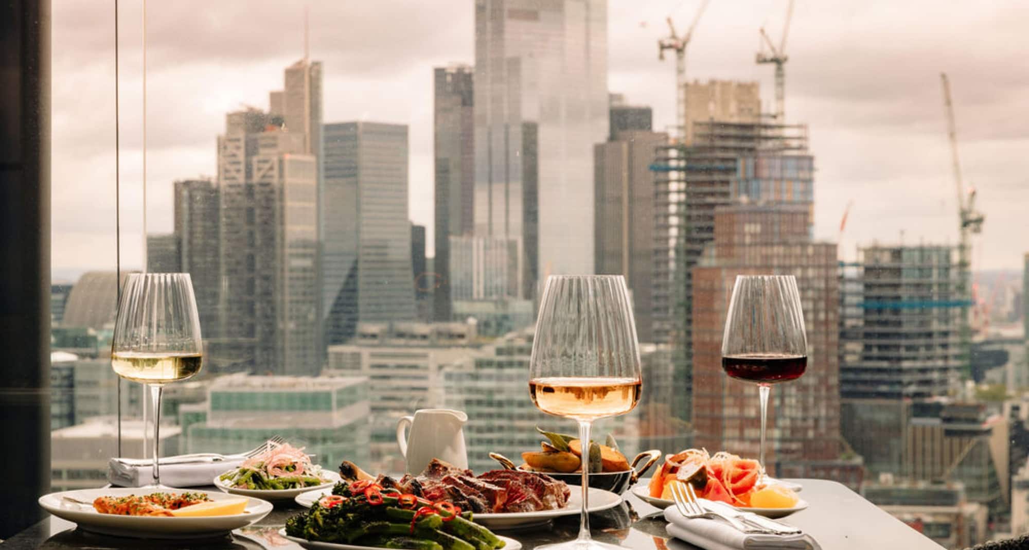 art’otel London Hoxton - Solaya - Food with the view