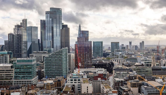 art’otel London Hoxton - Blick vom Gästezimmer