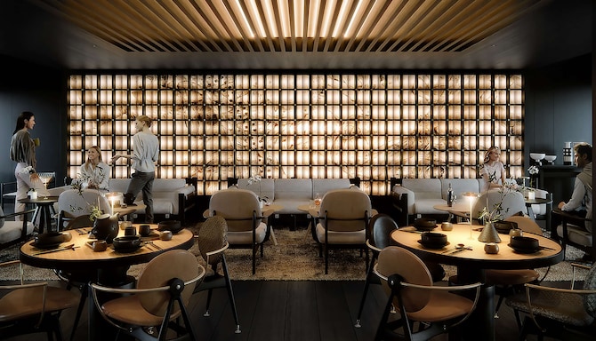 art’otel Rome Piazza Sallustio - Restaurant CGI