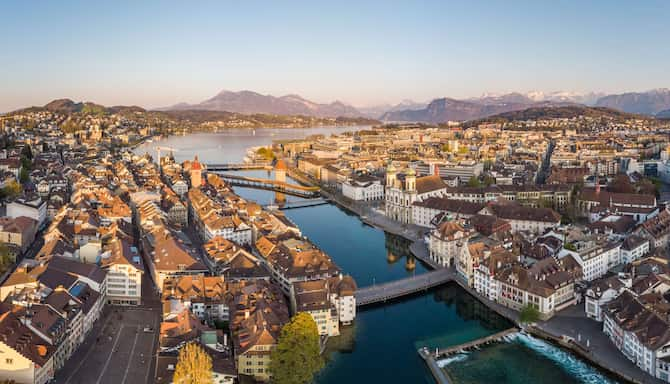 Blog images - Lucerne skyline - Top Family Activities in Lucerne