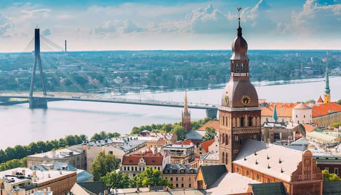 Blog images - 2023 - Top Family Attractions in Riga Latvia St Peters Church Hero