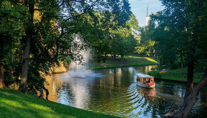 Blog images - 2023 - Top Family Attractions in Riga Latvia Wooden Canal Boat