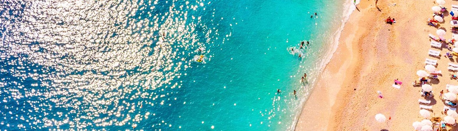 Blog images - Things you should know about Kaş, Turkey - beach bird eye view