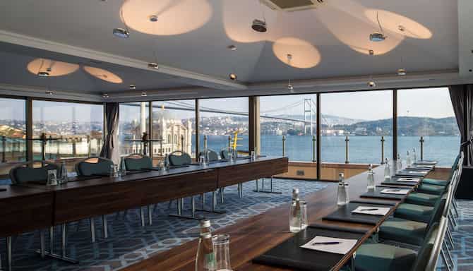 Blog images - 2024 - Sustainable Event Planning for Assistants Meetings ISTZH Meeting Room Pupa Terrace