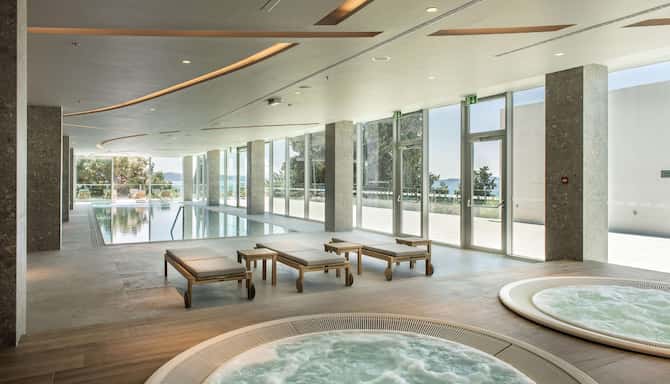 Blog images - 2024 - Where to stay in Split destination Spalato Spa Pool Area