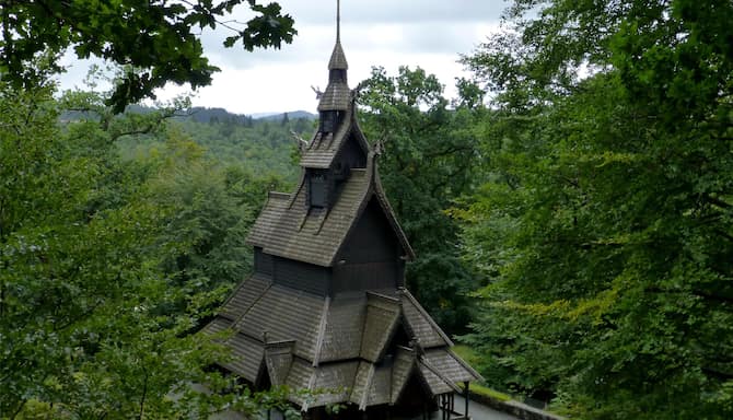 Blog images - 2025 VOL 2 - Fantoft stave church in Bergen Norway
