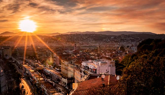Blog images - 2025 - panorama from castle hill park Nice France