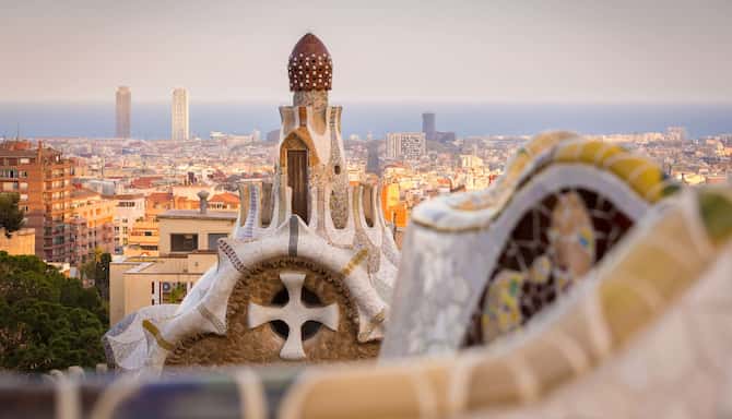 Blog images - 2025 - cityscape from Parc Guell