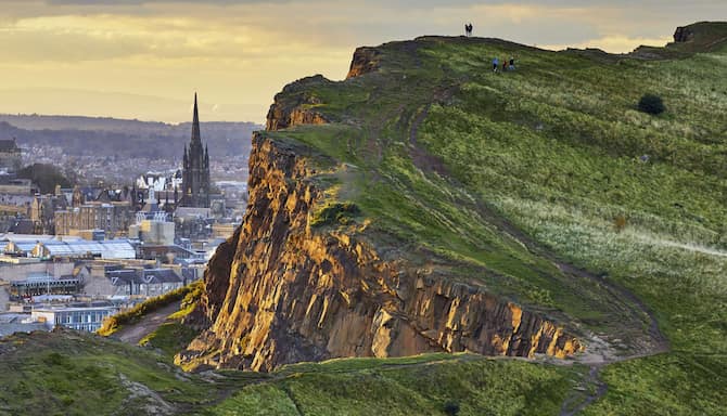 Blog images - 2025 - Rocky cliffs of Salisbury Crags in Holyrood Park
